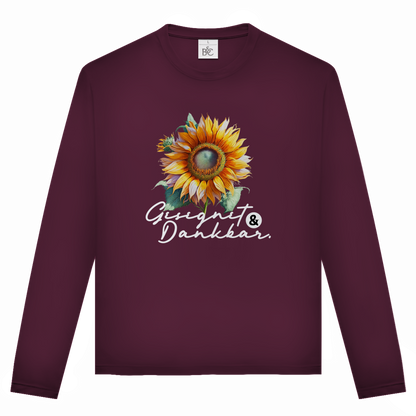 Gesegnet & Dankbar | Christliches Langarmshirt Unisex | Christliche Kleidung | Gesegnet