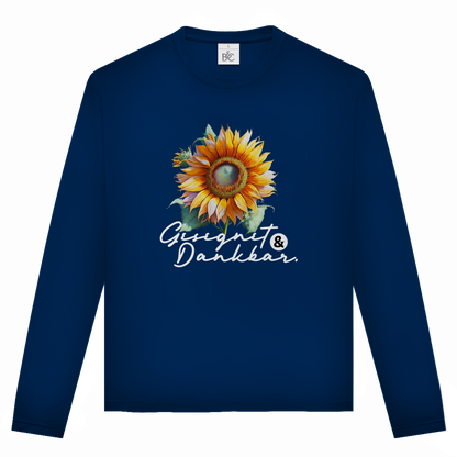 Gesegnet & Dankbar | Christliches Langarmshirt Unisex | Christliche Kleidung | Gesegnet