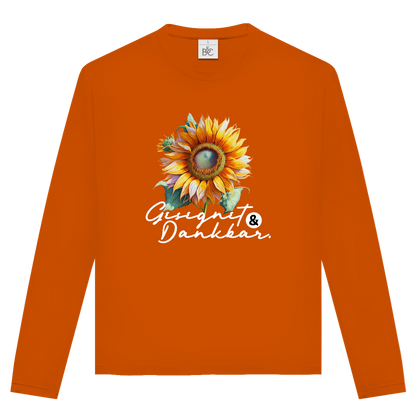 Gesegnet & Dankbar | Christliches Langarmshirt Unisex | Christliche Kleidung | Gesegnet