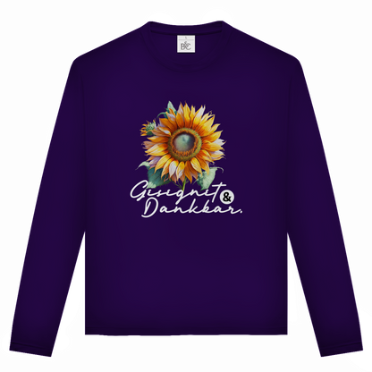 Gesegnet & Dankbar | Christliches Langarmshirt Unisex | Christliche Kleidung | Gesegnet