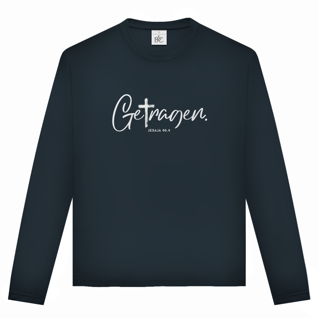 Getragen | Christliches Langarmshirt Unisex | Christliche Kleidung | Gesegnet