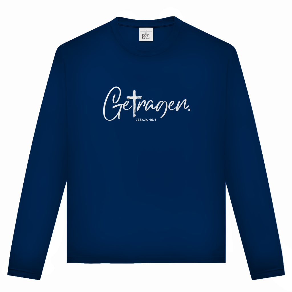 Getragen | Christliches Langarmshirt Unisex | Christliche Kleidung | Gesegnet