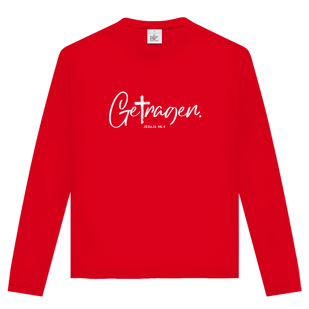 Getragen | Christliches Langarmshirt Unisex | Christliche Kleidung | Gesegnet
