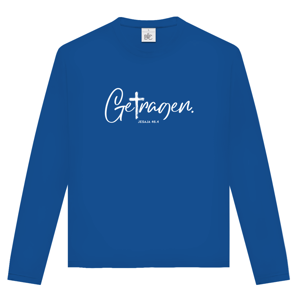 Getragen | Christliches Langarmshirt Unisex | Christliche Kleidung | Gesegnet