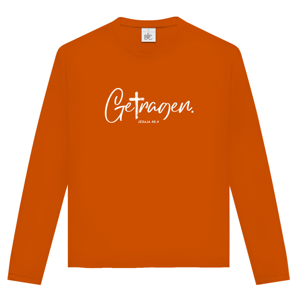 Getragen | Christliches Langarmshirt Unisex | Christliche Kleidung | Gesegnet