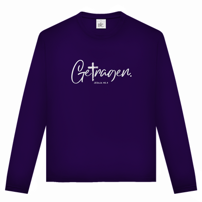 Getragen | Christliches Langarmshirt Unisex | Christliche Kleidung | Gesegnet