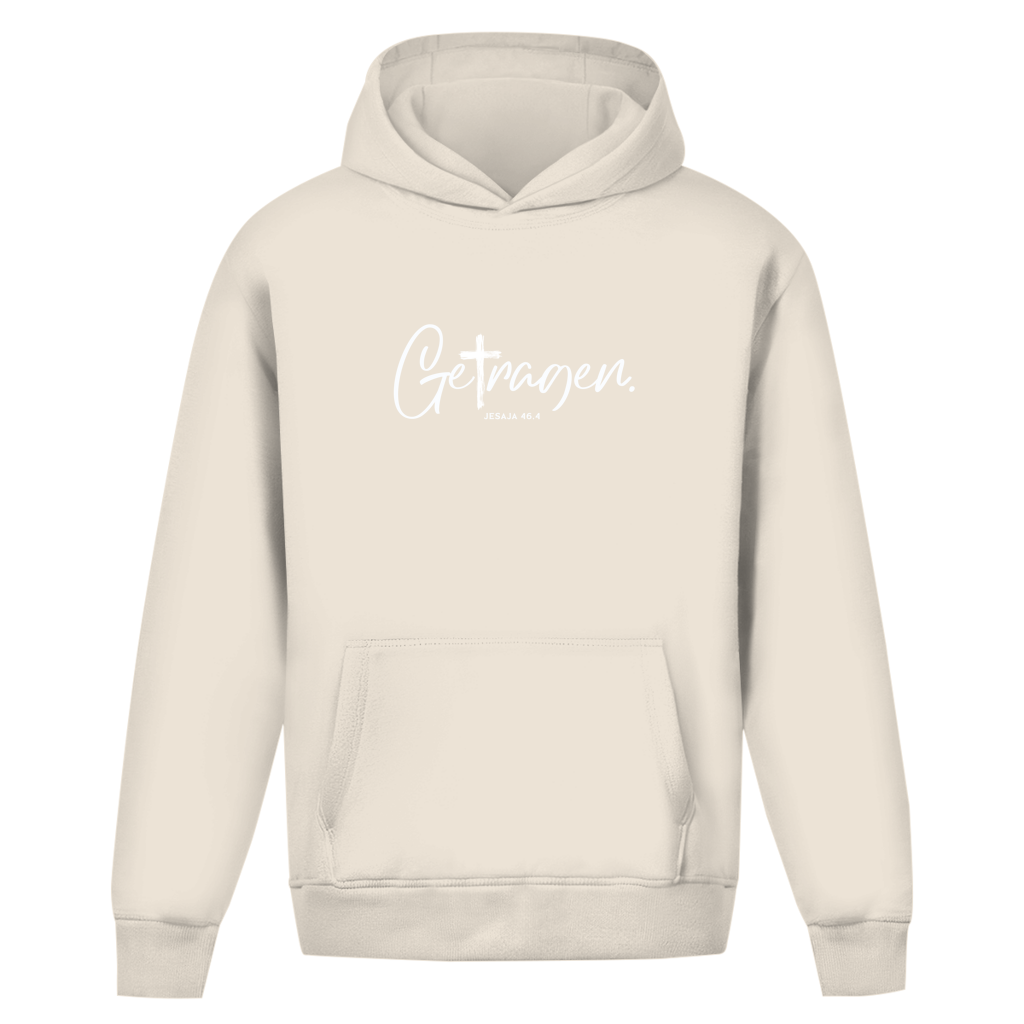 Getragen | Oversize Hoodie ohne Kordel | Christliche Hoodies | Gesegnet