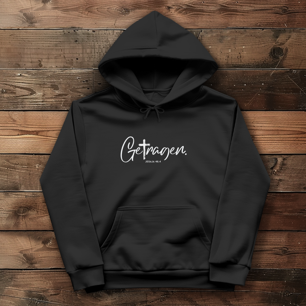 Getragen | Christlicher Hoodie Damen | Christliche Pullover | Gesegnet