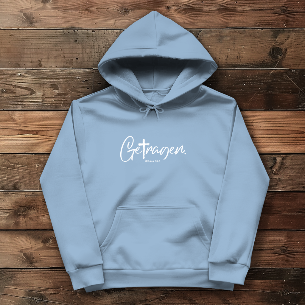 Getragen | Christlicher Hoodie Damen | Christliche Pullover | Gesegnet