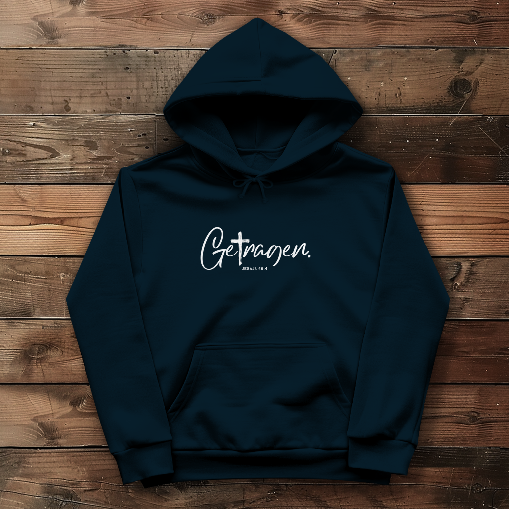 Getragen | Christlicher Hoodie Damen | Christliche Pullover | Gesegnet