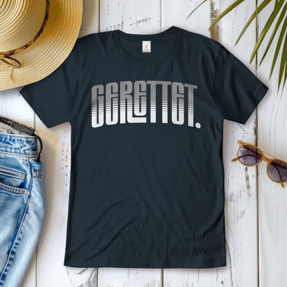 Gerettet | Christliches T-Shirt Damen | Christliche T-Shirts Damen | Gesegnet