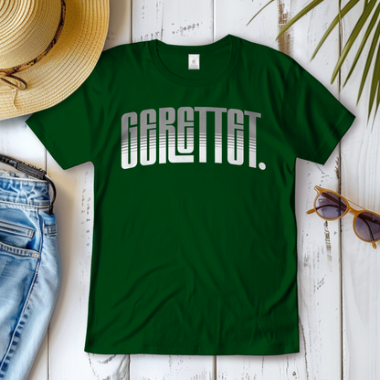 Gerettet | Christliches T-Shirt Damen | Christliche T-Shirts Damen | Gesegnet