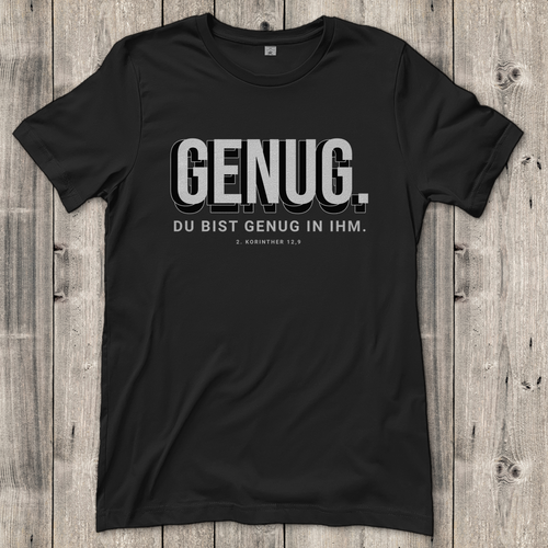 Genug | Christliches T-Shirt Damen | Christliche T-Shirts Damen | Gesegnet