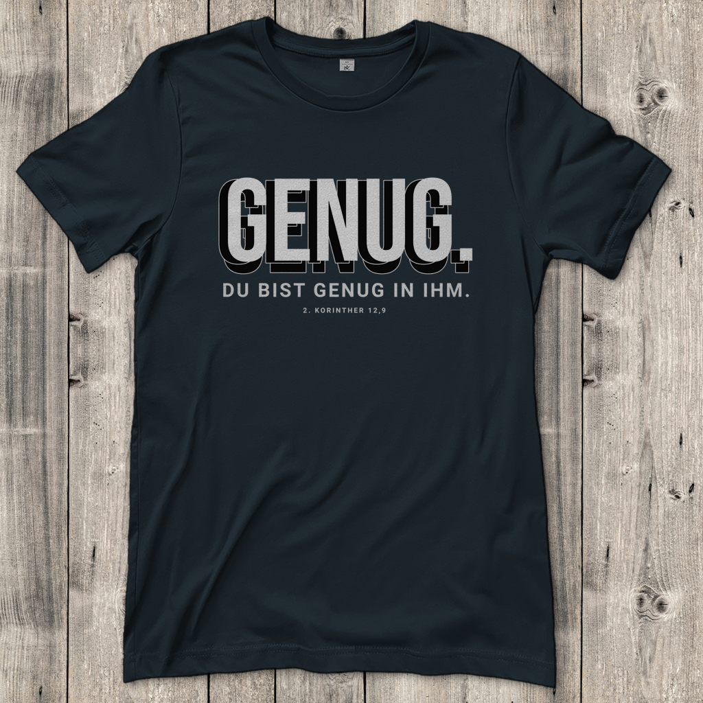 Genug | Christliches T-Shirt Damen | Christliche T-Shirts Damen | Gesegnet