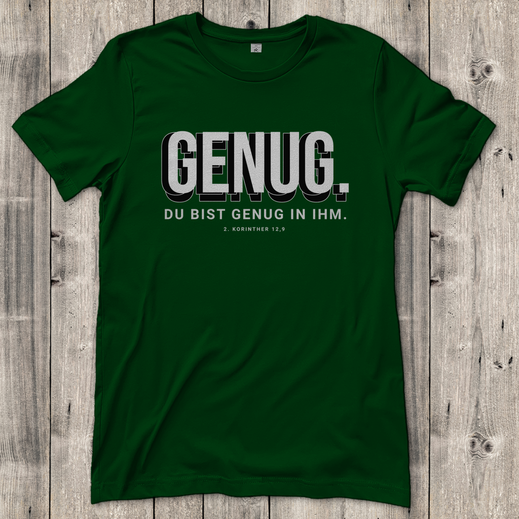 Genug | Christliches T-Shirt Damen | Christliche T-Shirts Damen | Gesegnet