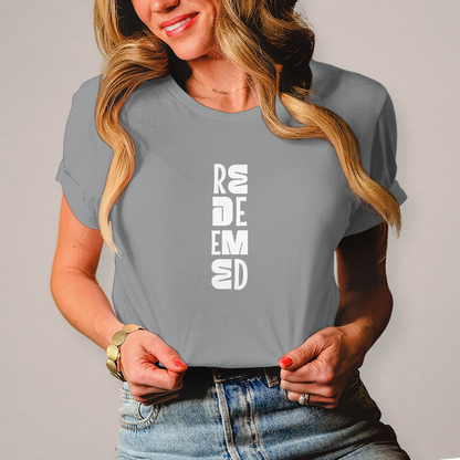 Redeemed | Christliches T-Shirt Damen | Christliche T-Shirts Damen | Gesegnet