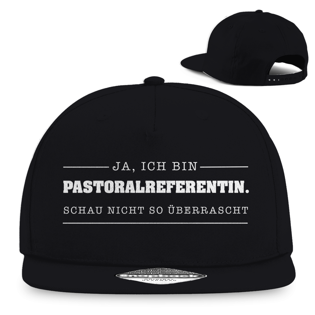 Ja ich bin Pastoralreferentin | Christliche Snapback Cap | Christliche Kleidung | Gesegnet