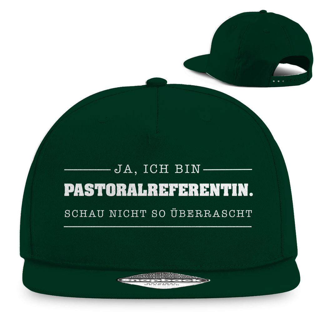 Ja ich bin Pastoralreferentin | Christliche Snapback Cap | Christliche Kleidung | Gesegnet
