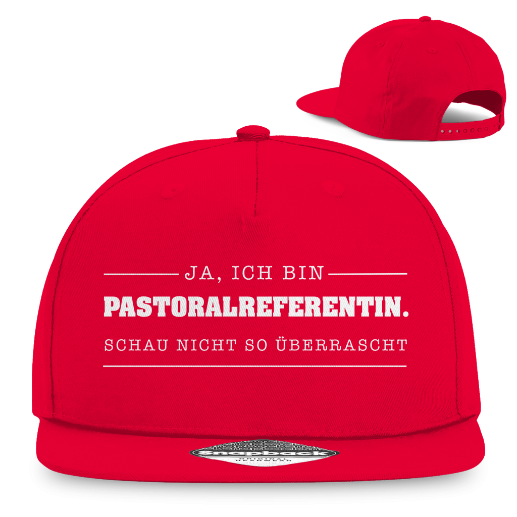 Ja ich bin Pastoralreferentin | Christliche Snapback Cap | Christliche Kleidung | Gesegnet