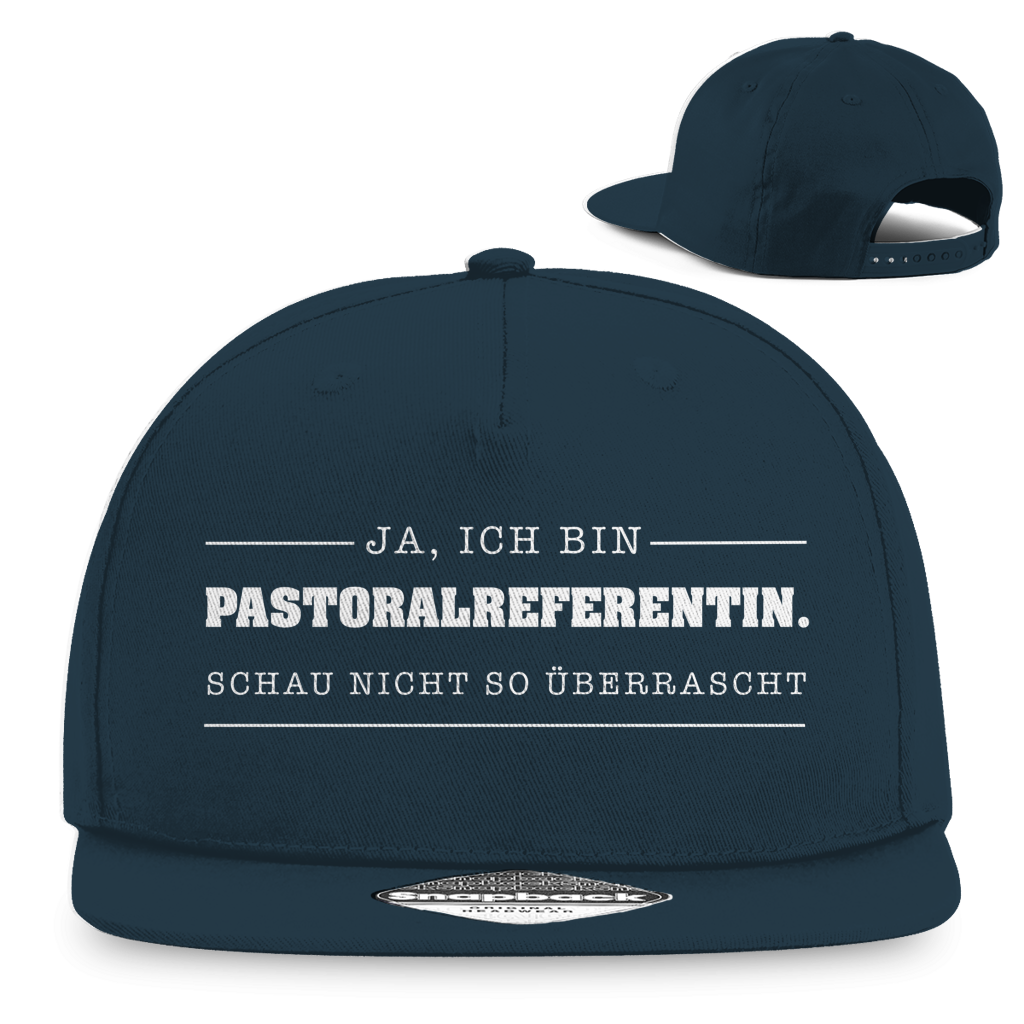 Ja ich bin Pastoralreferentin | Christliche Snapback Cap | Christliche Kleidung | Gesegnet