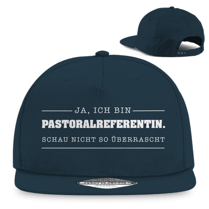 Ja ich bin Pastoralreferentin | Christliche Snapback Cap | Christliche Kleidung | Gesegnet