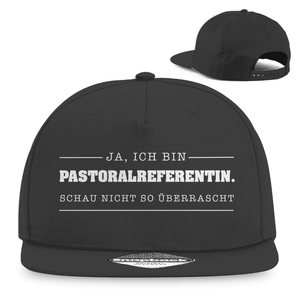 Ja ich bin Pastoralreferentin | Christliche Snapback Cap | Christliche Kleidung | Gesegnet