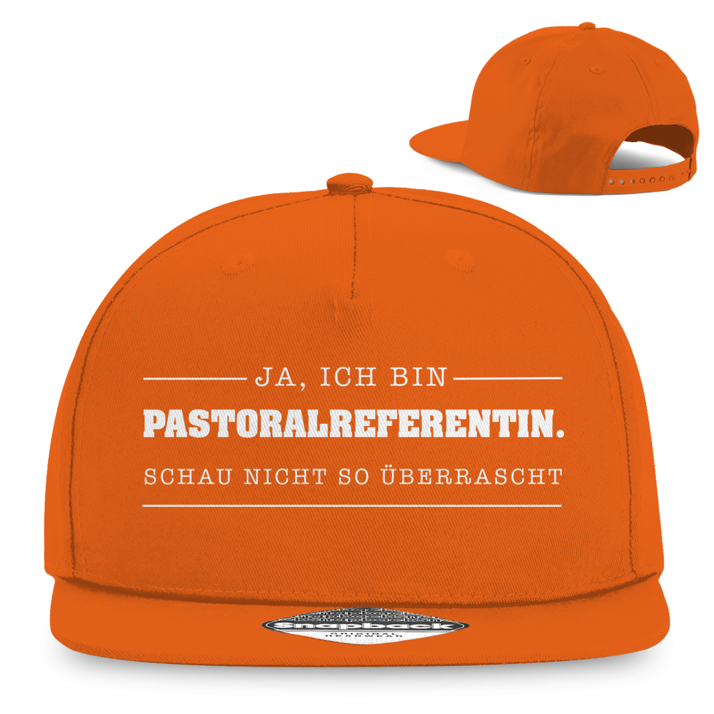 Ja ich bin Pastoralreferentin | Christliche Snapback Cap | Christliche Kleidung | Gesegnet