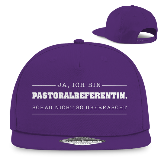 Ja ich bin Pastoralreferentin | Christliche Snapback Cap | Christliche Kleidung | Gesegnet