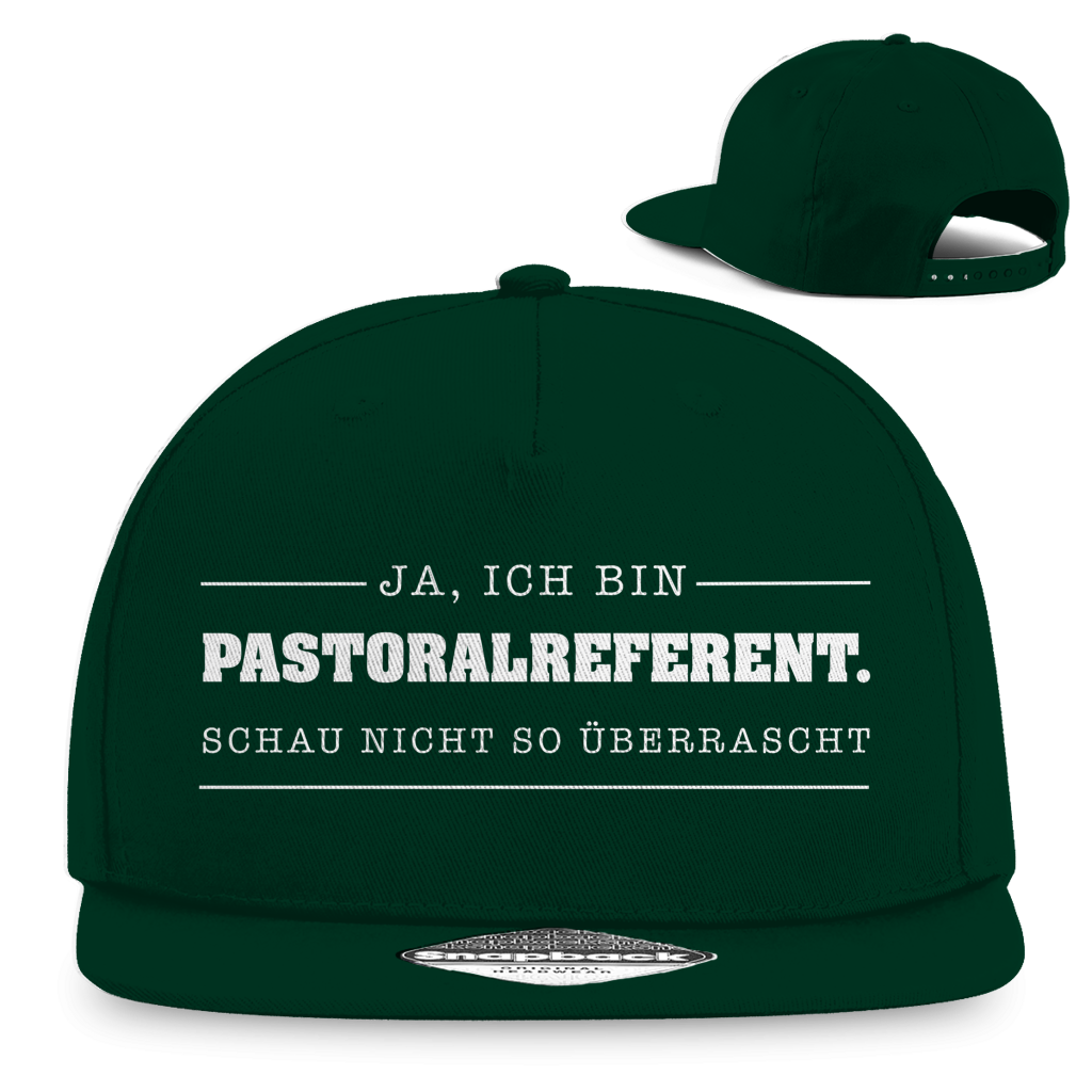 Ja ich bin Pastoralreferent | Christliche Snapback Cap | Christliche Kleidung | Gesegnet