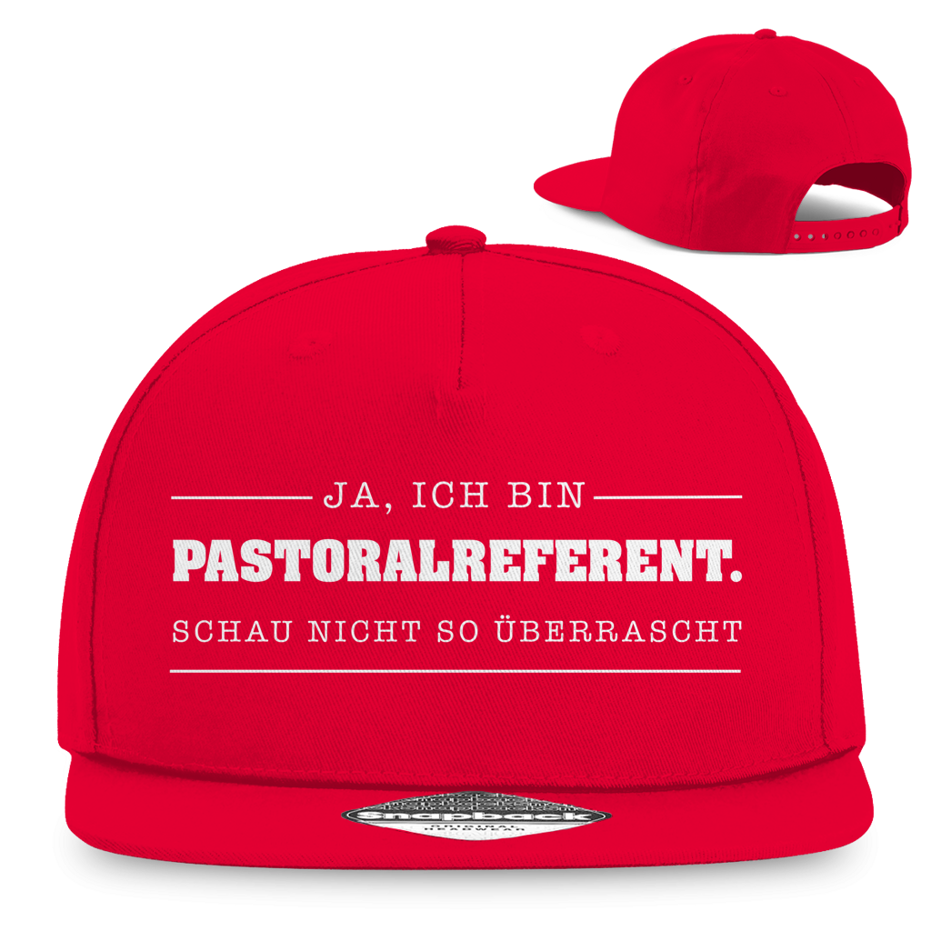 Ja ich bin Pastoralreferent | Christliche Snapback Cap | Christliche Kleidung | Gesegnet