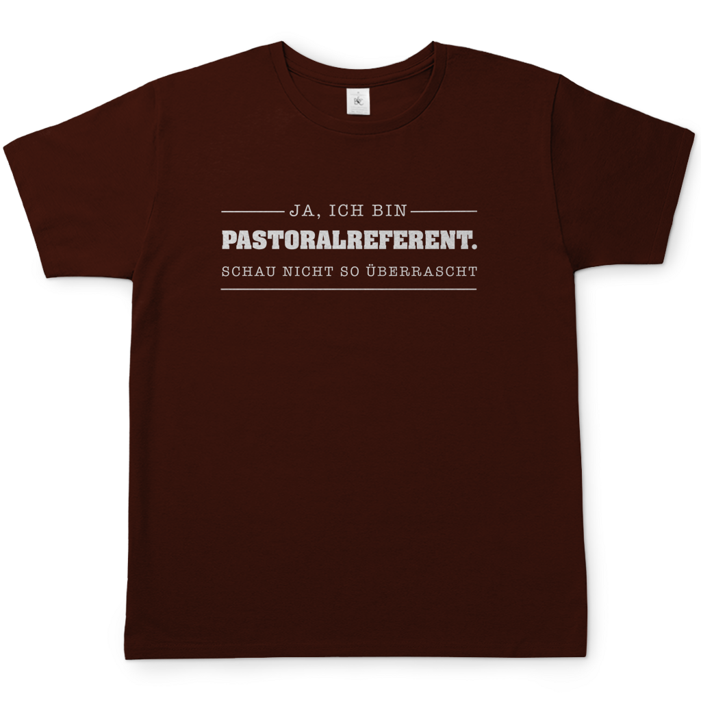 Ja ich bin Pastoralreferent | Christliches T-Shirt Herren | Christliche T-Shirts | Gesegnet