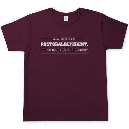 Ja ich bin Pastoralreferent | Christliches T-Shirt Herren | Christliche T-Shirts | Gesegnet