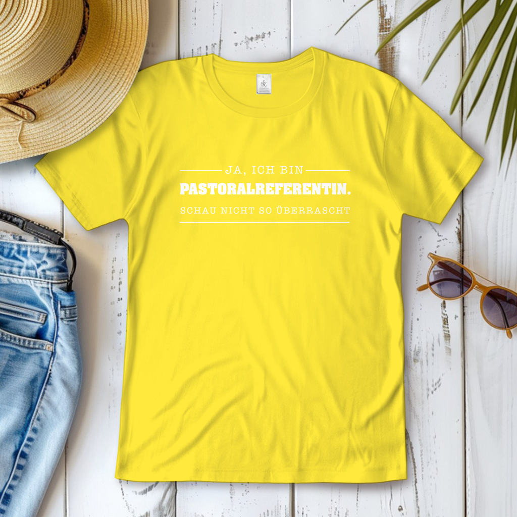 Ja ich bin Pastoralreferentin | Christliches T-Shirt Damen | Christliche T-Shirts Damen | Gesegnet