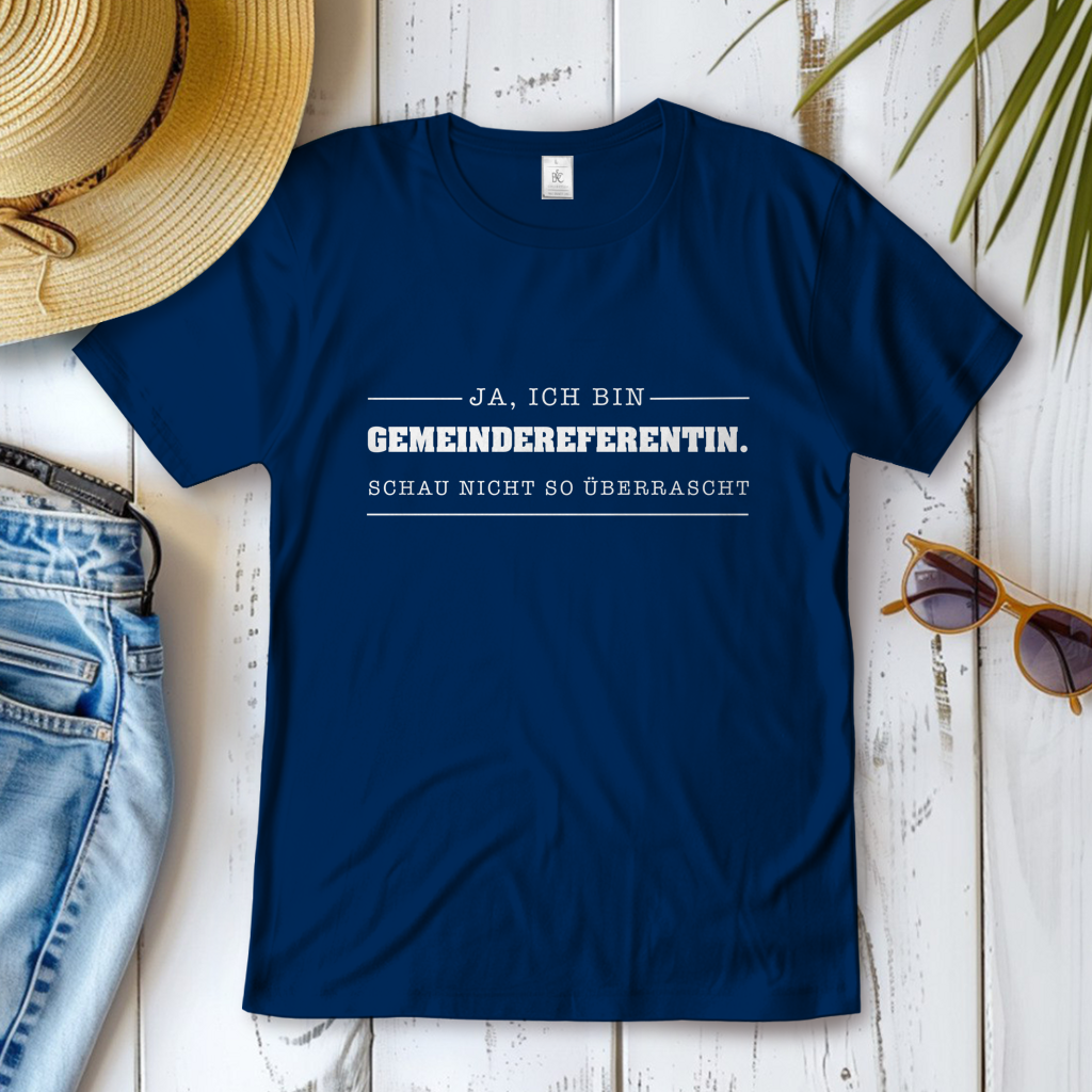 Ja ich bin Gemeindereferentin | Christliches T-Shirt Damen | Christliche T-Shirts Damen | Gesegnet