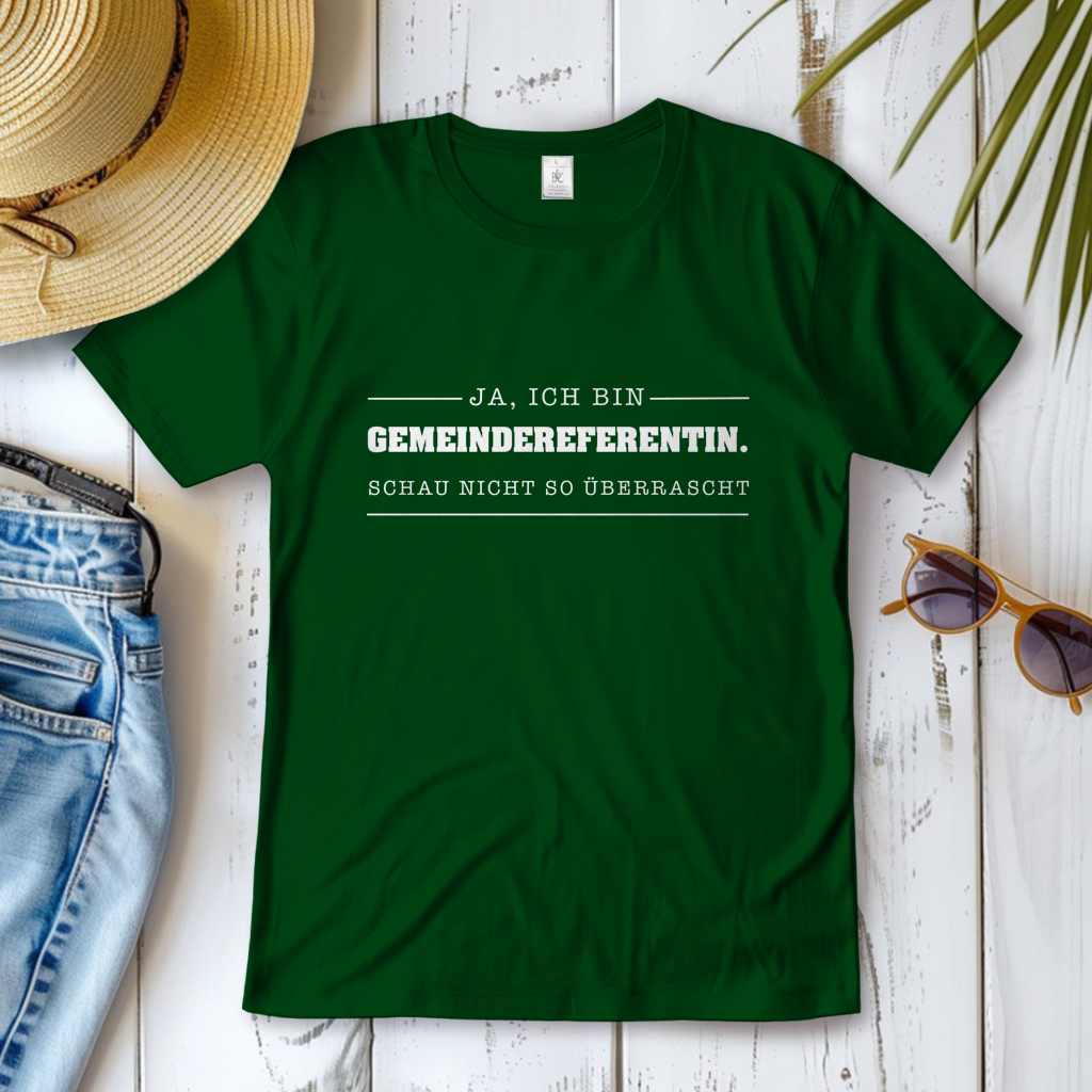 Ja ich bin Gemeindereferentin | Christliches T-Shirt Damen | Christliche T-Shirts Damen | Gesegnet