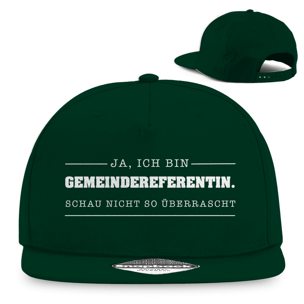 Ja ich bin Gemeindereferentin | Christliche Snapback Cap | Christliche Kleidung | Gesegnet
