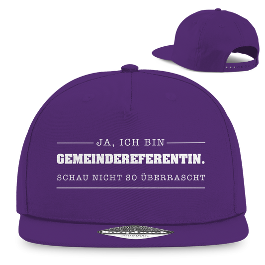 Ja ich bin Gemeindereferentin | Christliche Snapback Cap | Christliche Kleidung | Gesegnet