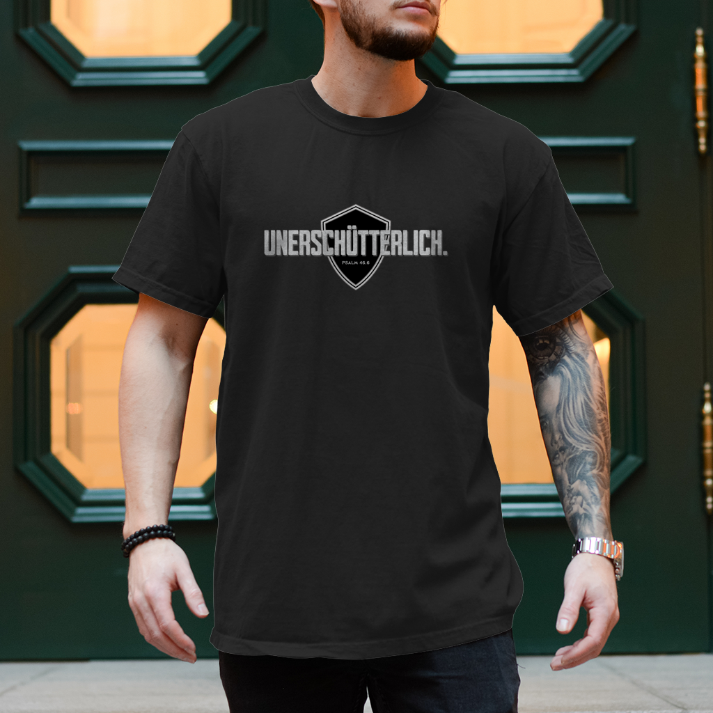 Unerschütterlich - christliches Herren T-Shirt