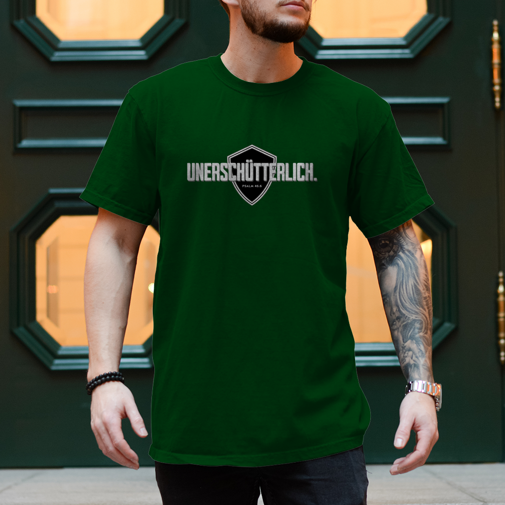 Unerschütterlich - christliches Herren T-Shirt