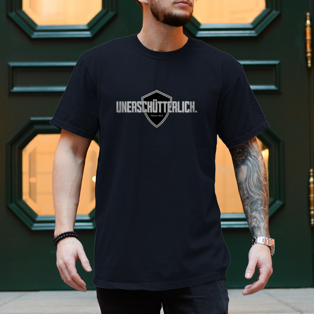 Unerschütterlich - christliches Herren T-Shirt