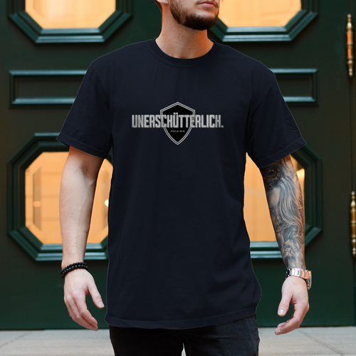 Unerschütterlich - christliches Herren T-Shirt