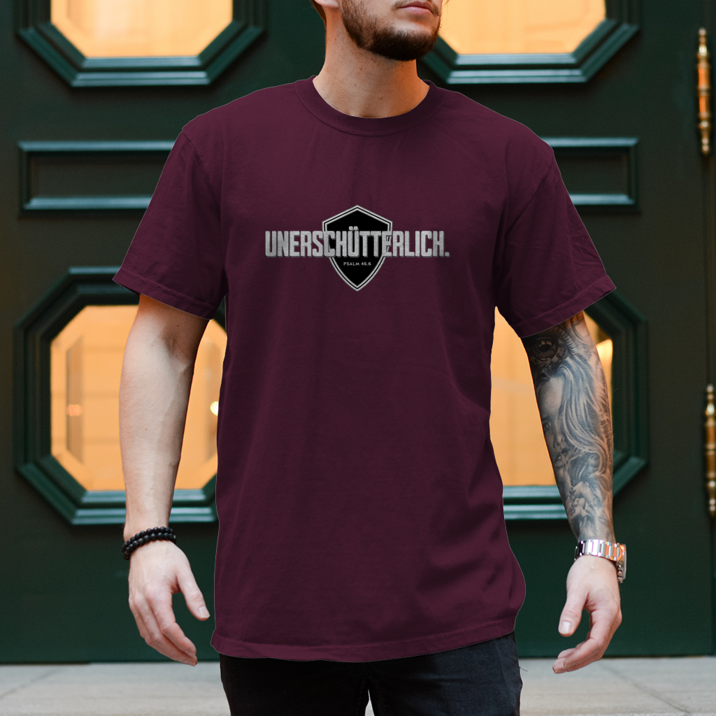 Unerschütterlich - christliches Herren T-Shirt
