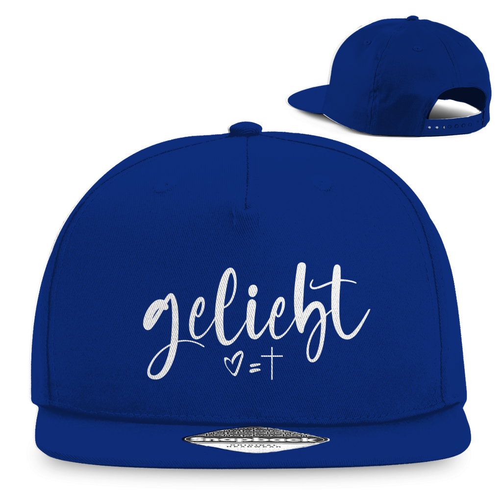 geliebt - christliche Snapback Cap