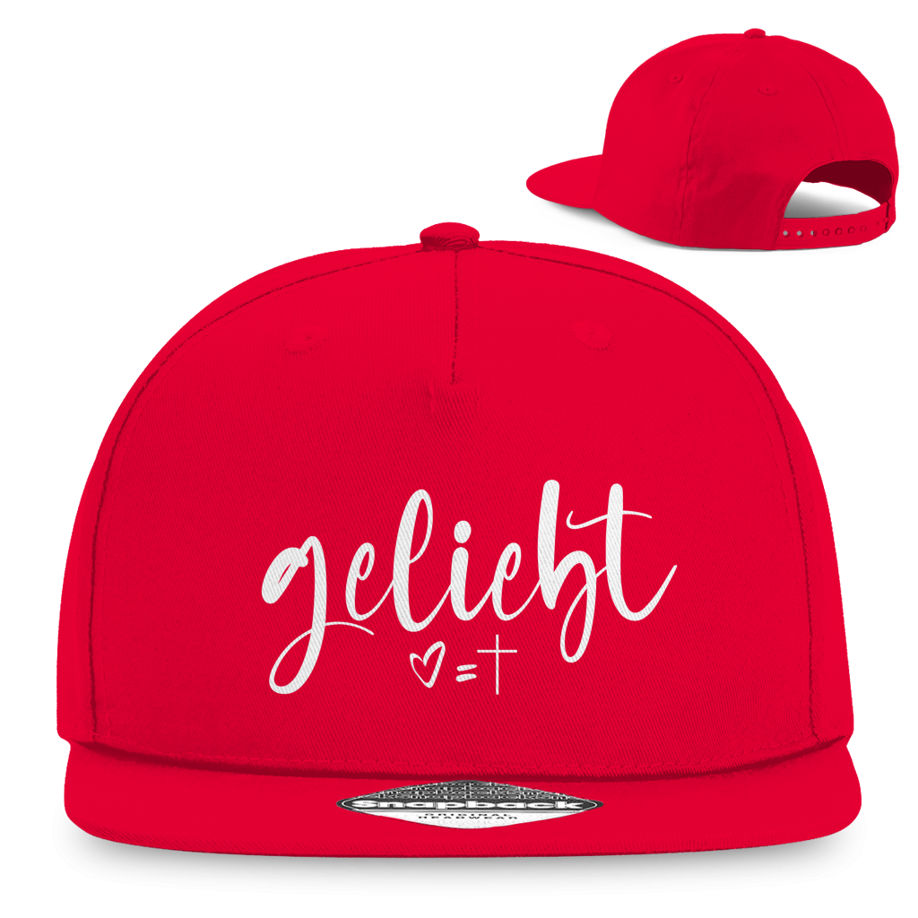 geliebt - christliche Snapback Cap