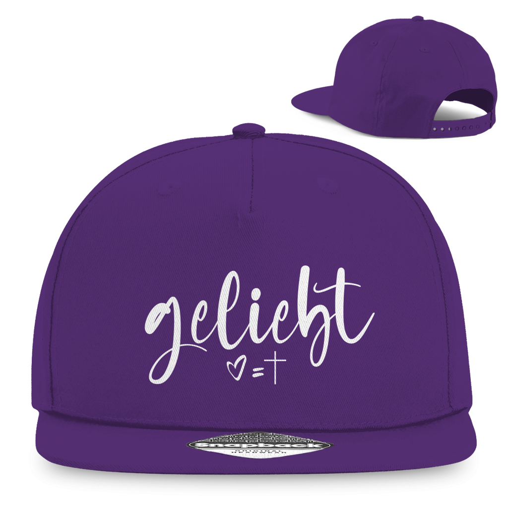 geliebt - christliche Snapback Cap