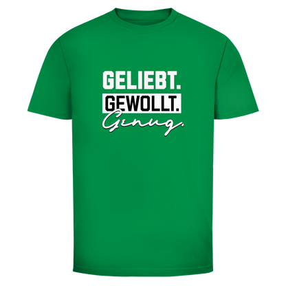 Geliebt Gewollt Genug Christliches T-Shirt Herren | Christliche T-Shirts | Gesegnet