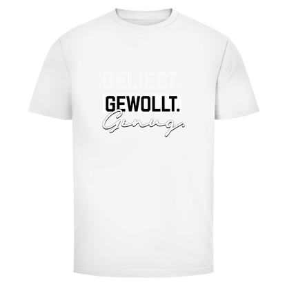 Geliebt Gewollt Genug Christliches T-Shirt Herren | Christliche T-Shirts | Gesegnet