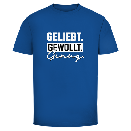Geliebt Gewollt Genug Christliches T-Shirt Herren | Christliche T-Shirts | Gesegnet