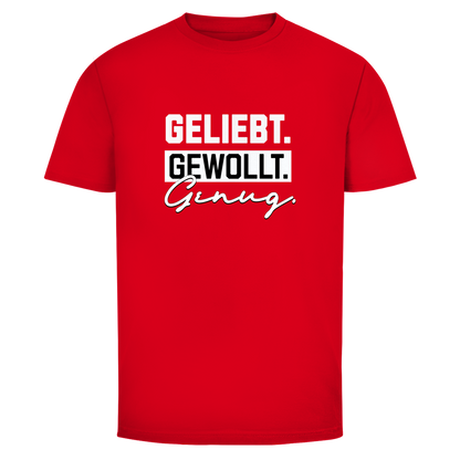 Geliebt Gewollt Genug Christliches T-Shirt Herren | Christliche T-Shirts | Gesegnet