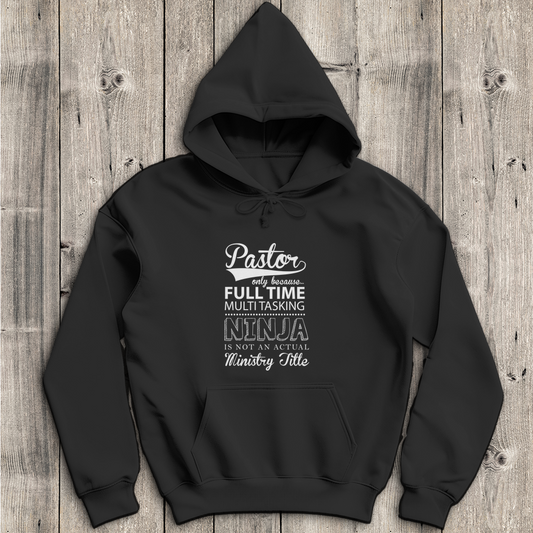 Fulltime Ninja Pastor - Christlicher Herren Hoodie